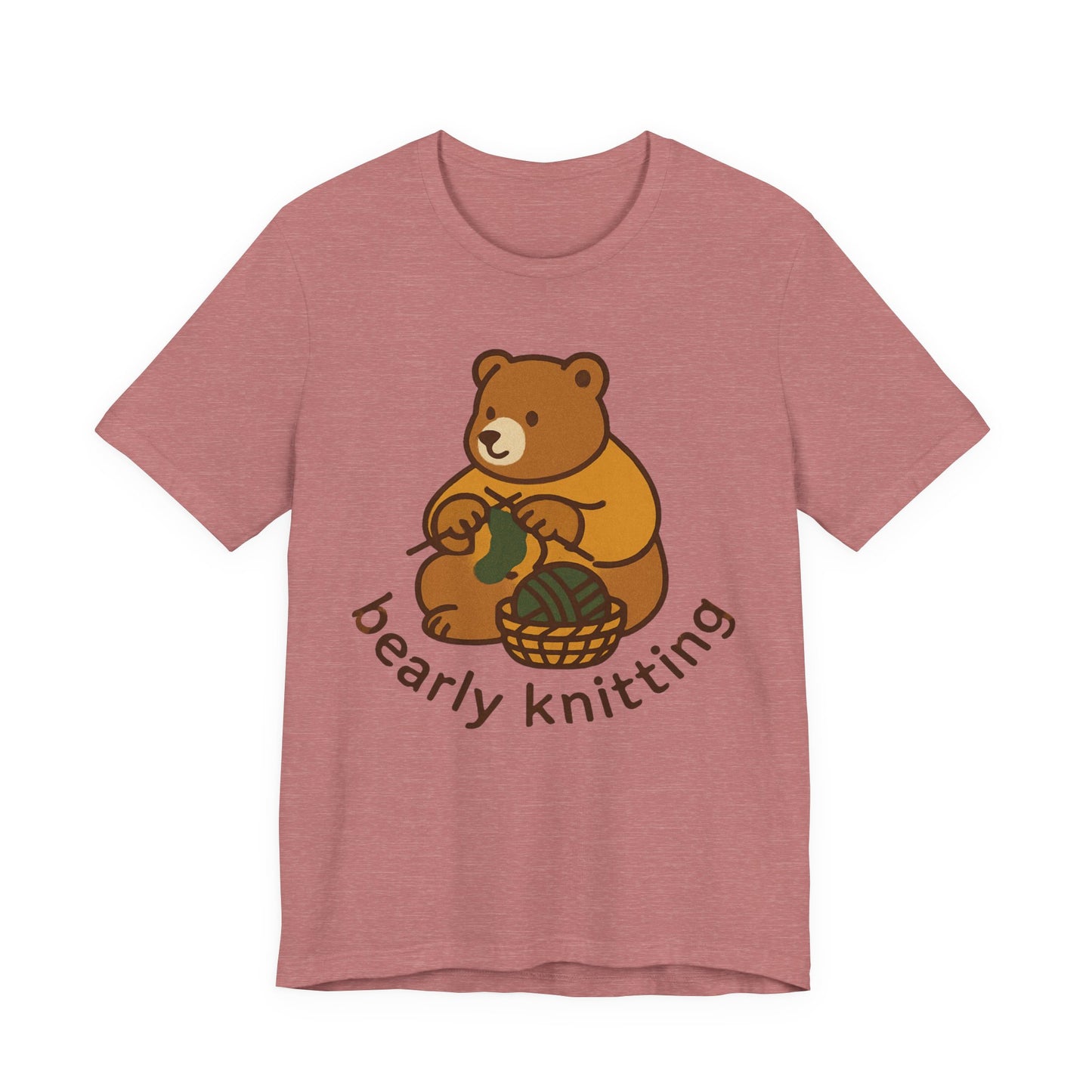 Bearly Knitting T-Shirt