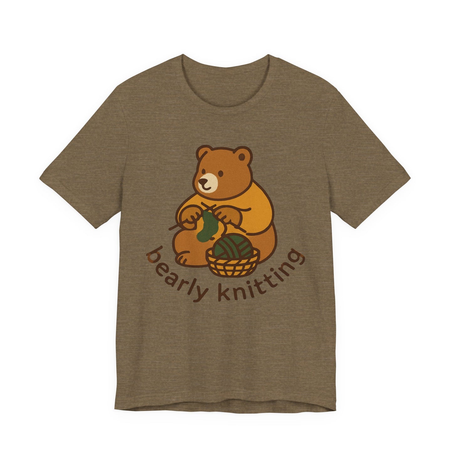 Bearly Knitting T-Shirt