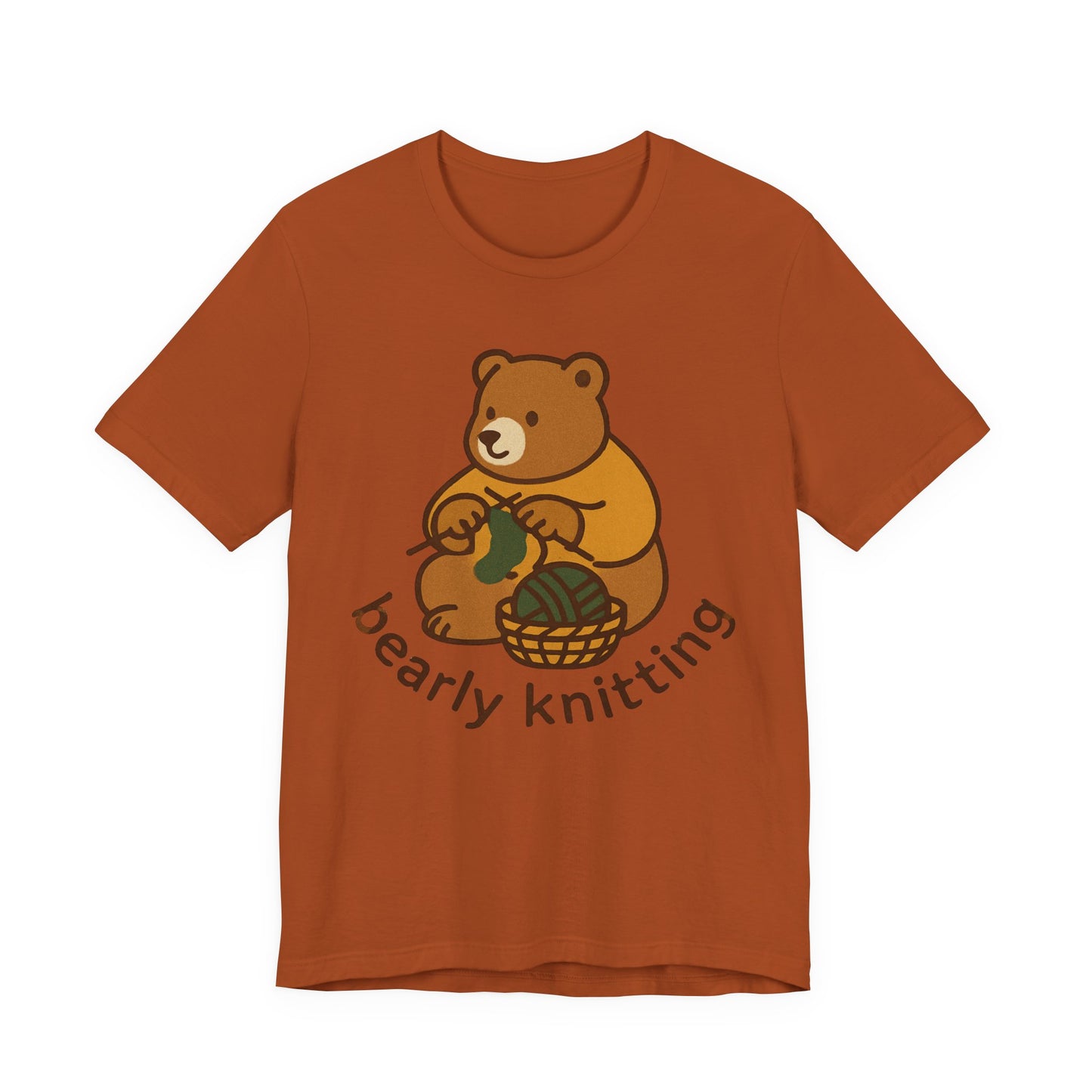Bearly Knitting T-Shirt