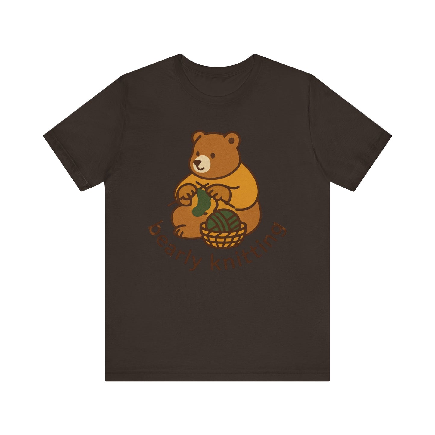 Bearly Knitting T-Shirt