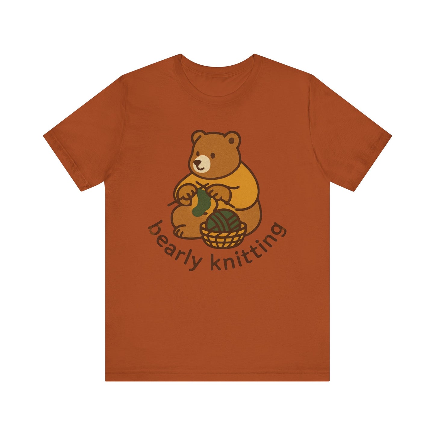Bearly Knitting T-Shirt