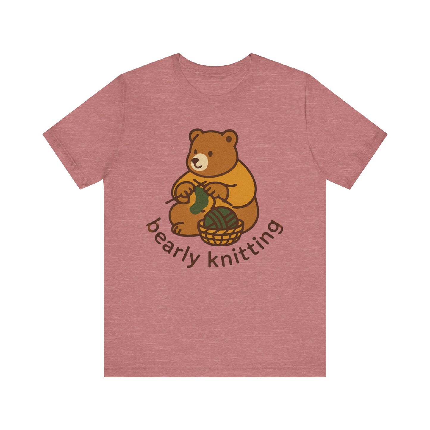 Bearly Knitting T-Shirt
