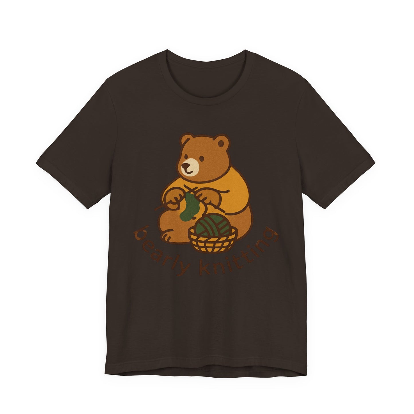 Bearly Knitting T-Shirt
