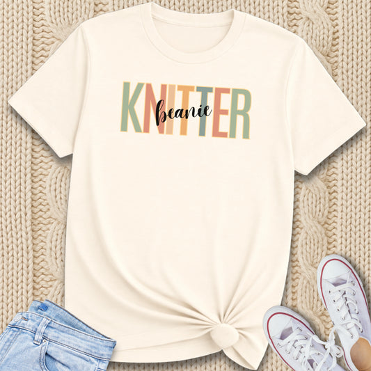 Beanie Knitter T-Shirt
