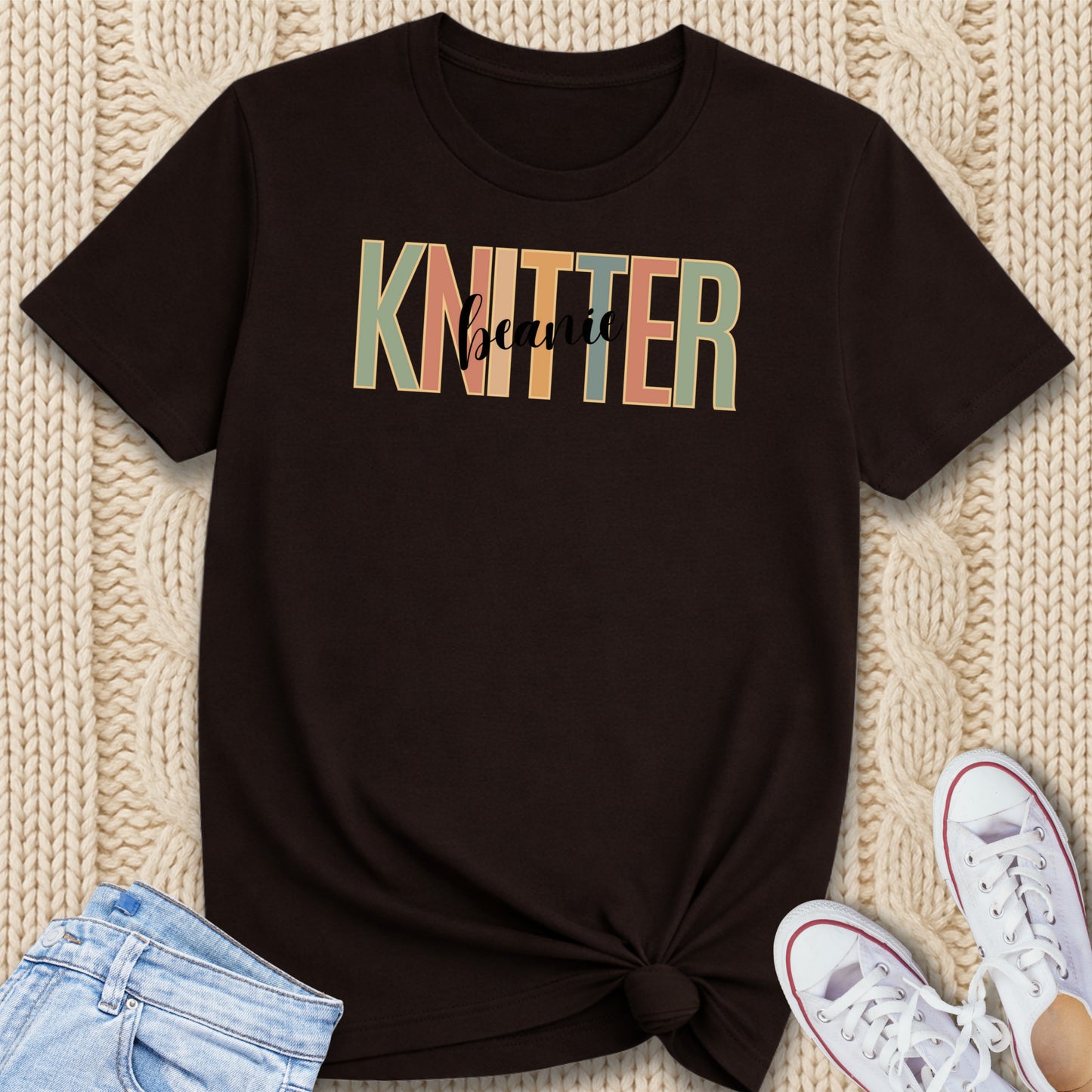Beanie Knitter T-Shirt