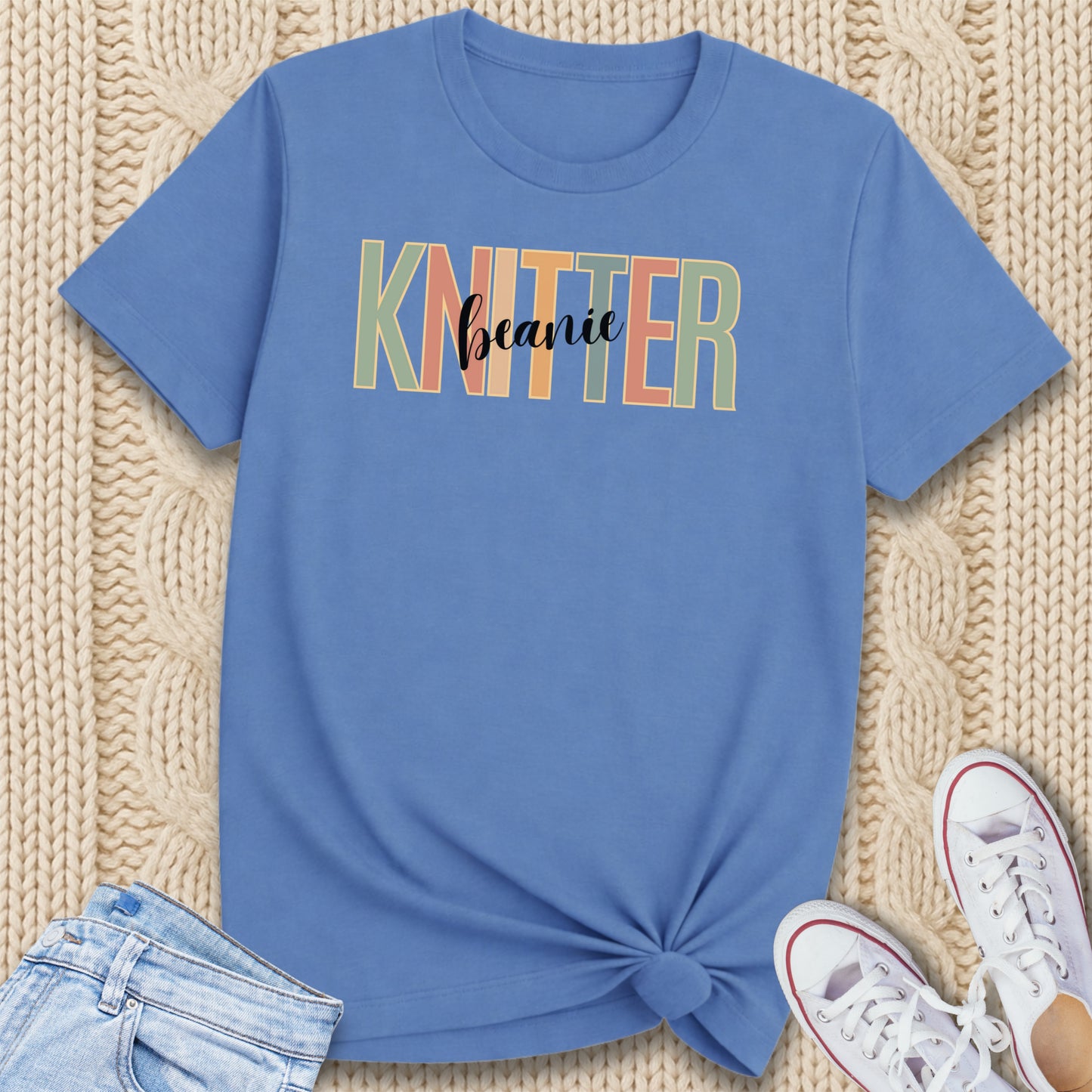 Beanie Knitter T-Shirt